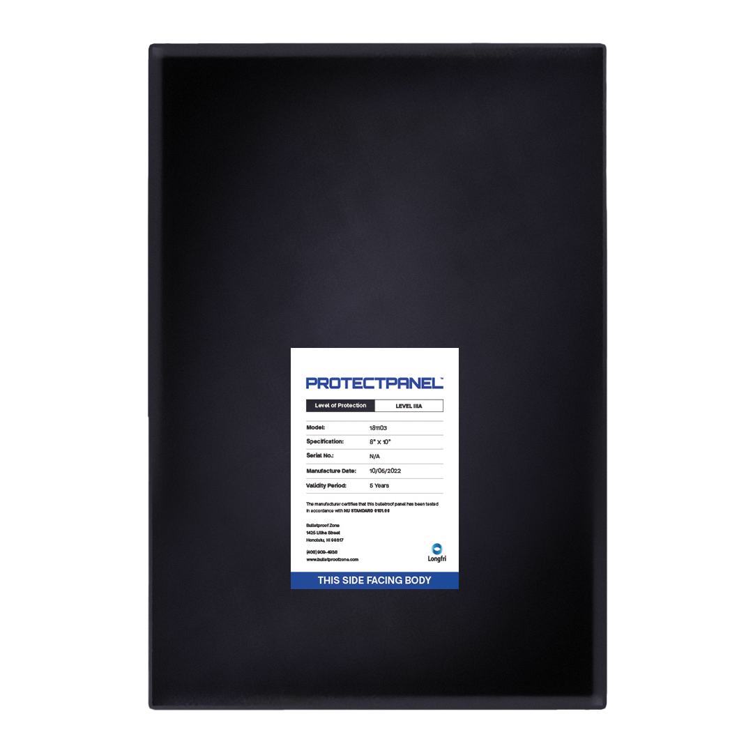 ProtectPanel® Level IIIA Rectangle Bulletproof Backpack Insert