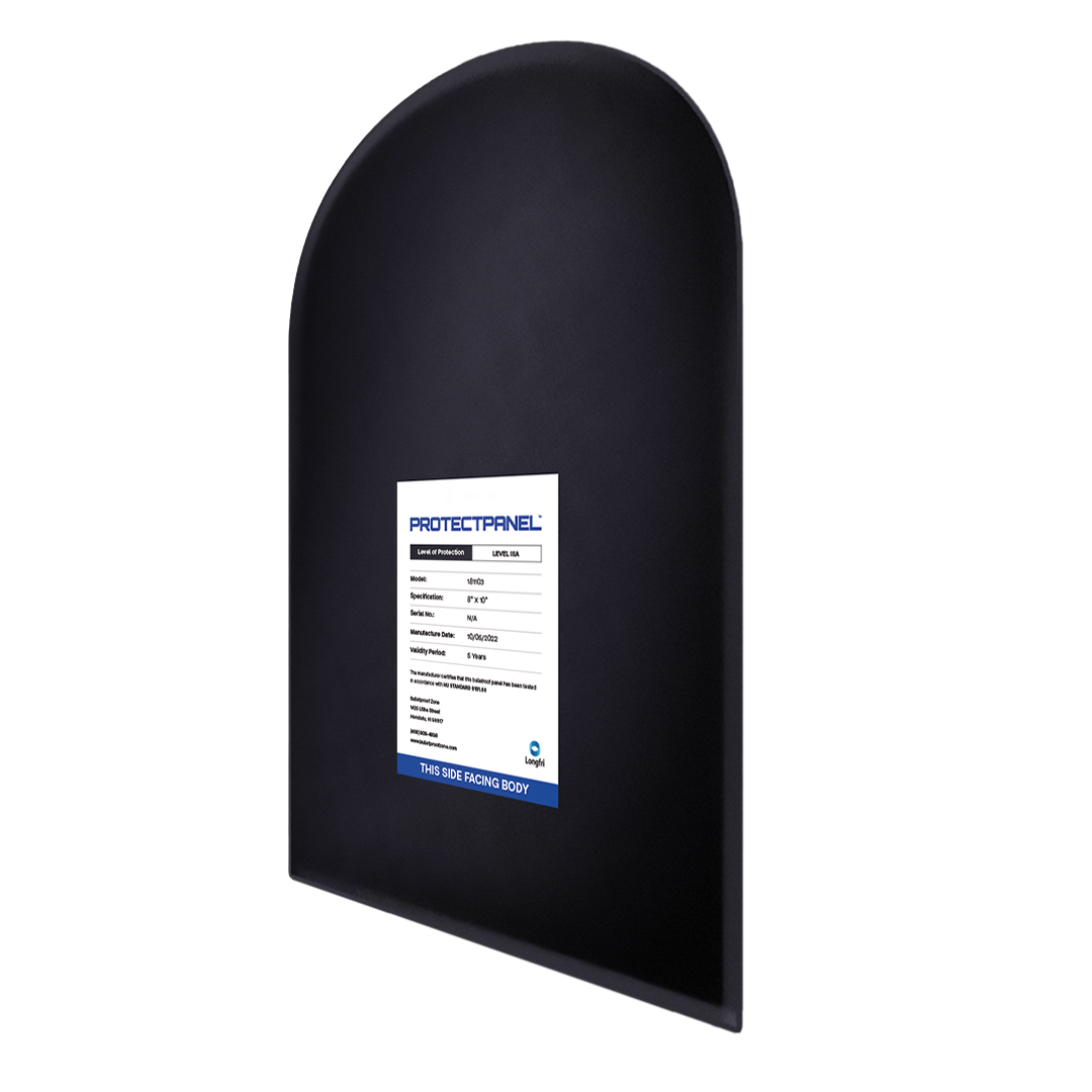 ProtectPanel® Level IIIA Round Top Bulletproof Backpack Insert
